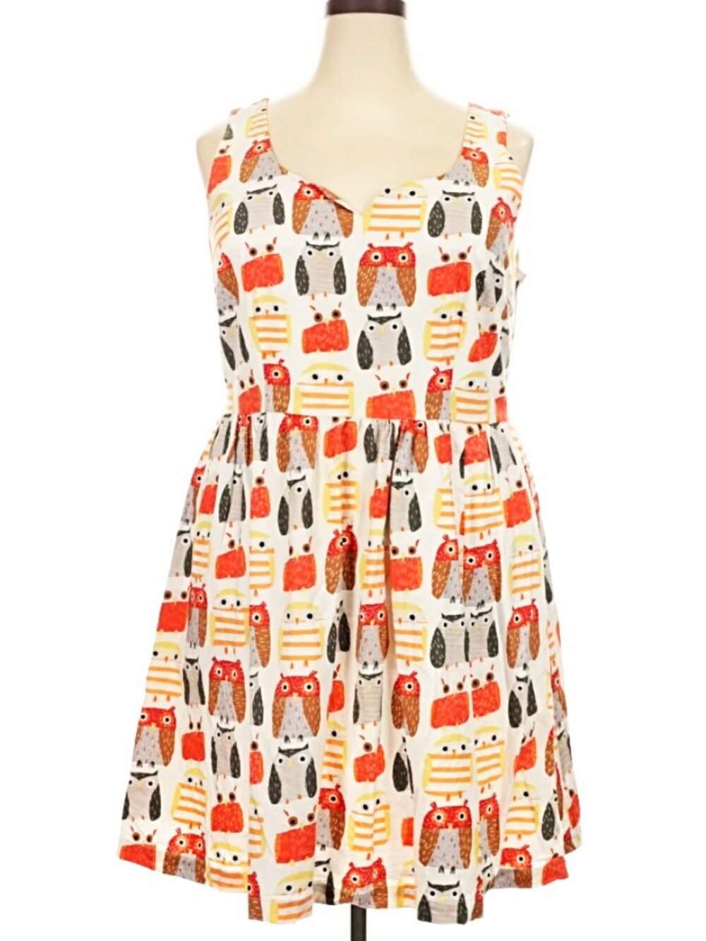 Modcloth Bea and Dot Owl Dress